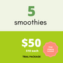 Trial Pack: 5 Smoothies