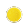 Top view of flow craft smoothie in glass.