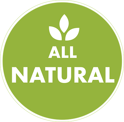 Icon for all natural.