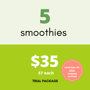 Trial Pack:  5 Smoothies