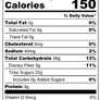 Image of nutrition facts for HEAL smoothie by Living Farmacy Inc., frozen smoothie subscription Canada.