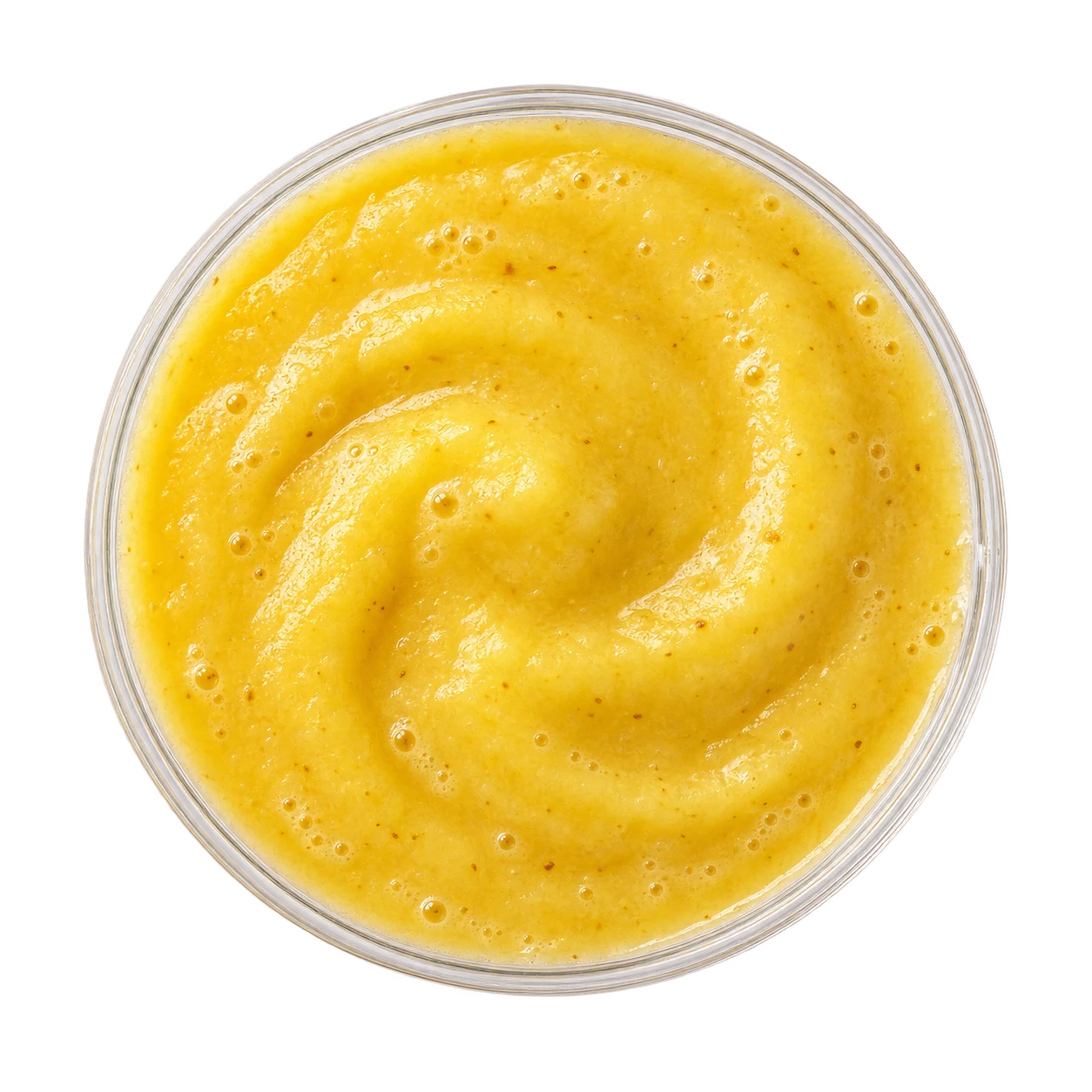 Top view of a Power smoothie